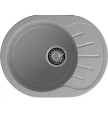 GRANFEST Мойка композит RONDO GF-R--580L  чаша с крылом 579*445мм  серый арт.GF-