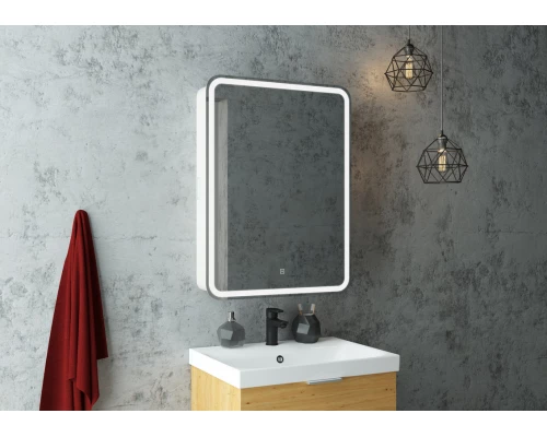 Зеркало-шкаф Elliott LED 550х800 правый с розеткой