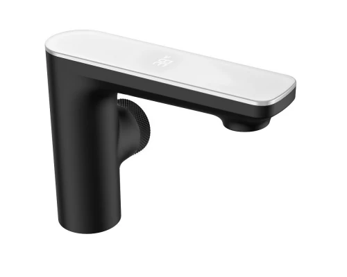 Смеситель для раковины MORANS сенсорный, черный матовый, BERGES