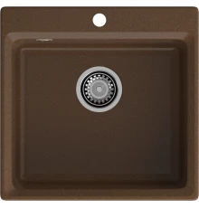 GRANFEST Мойка композит LEVEL, GF-LV-510, чаша 510*500, терракот