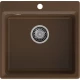 GRANFEST Мойка композит LEVEL, GF-LV-510, чаша 510*500, терракот