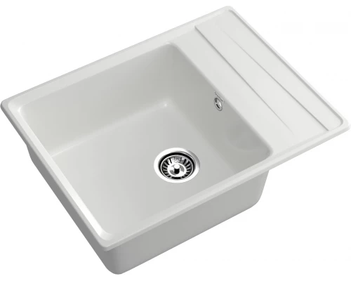 GRANFEST Мойка композит LEVEL, GF-LV-660L, чаш+кр 660*500, иней
