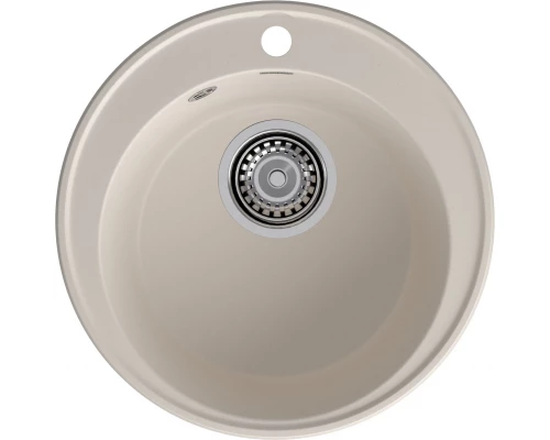 GranFest QUARZ (ECO-08) Мойка чаша D=480мм (белый)