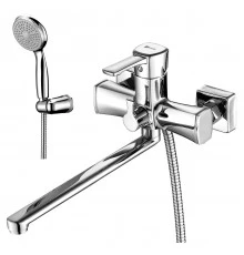 Evitta Смеситель для ванны, плоск.пов.излив 300мм, р/ОД, хром, LM, LM0551C