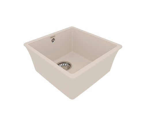 Кухонная мойка Lemark SINARA 400-U подстольного монтажа из кварцгранита, Шампань 