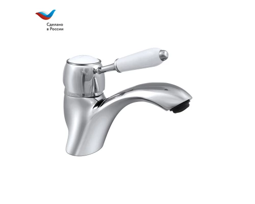 КОТТЕДЖ Смеситель для умывальника с литым изливом, одноручный, СЛАВЕН, М10