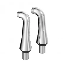 Комплект переходников 2шт., для установки смесителя на борт ванны, хром, LEMARK