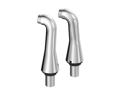 Комплект переходников 2шт., для установки смесителя на борт ванны, хром, LEMARK