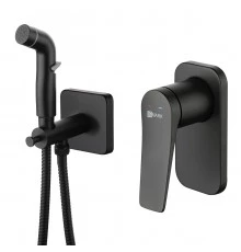 Bronx Смеситель для биде, без излива встраивамемый гигиен.душ,р/ОД, черный, LM, LM3719BL