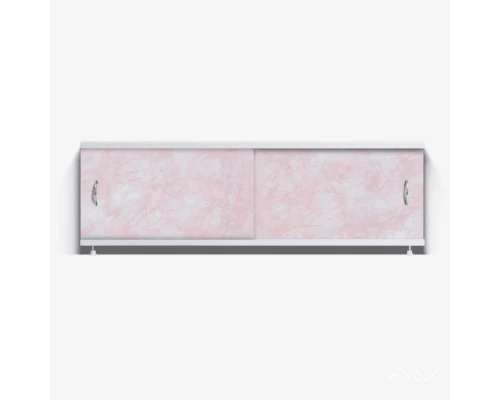 КЛАССИК Экран для ванны 170 см, полистирол,(розовый глянец-P11), ALAVANN