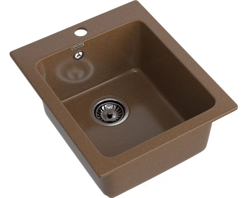 GRANFEST Мойка композит PRACTIK  GF-P--505  1-чаш. 427*505 мм  терракот арт.GF-