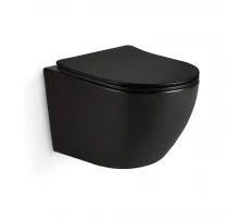 Унитаз подвесной IBERICA BLANCA BILBAO MINI Tornado черный матовый (IB.BLM.234.2B2)