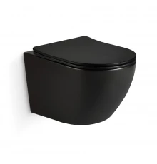 Унитаз подвесной IBERICA BLANCA BILBAO MINI Tornado черный матовый (IB.BLM.234.2B2)