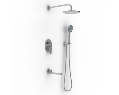 Душевой комплект NARDIS 3R, поворотный излив, хром, BERGES