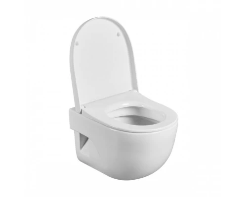 MERIDIAN  Cиденье и крышка для унитаза, с механизмом Soft-Closing, материал Supralit, белое. ROCA