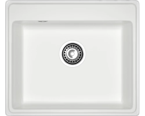 GRANFEST Мойка композит VERTEX, GF-V-580, чаша 580*500, иней