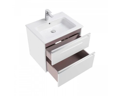 GAP Тумба под раковину GAP 60, белый глянец, 2 ящ., ROCA