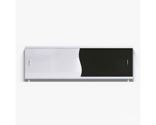 КОМБИ Экран для ванны 150 см, полистирол,(чёрный-P27), ALAVANN