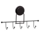 Планка 5 крючков FIXSEN Magic Black (FX-45005-5)