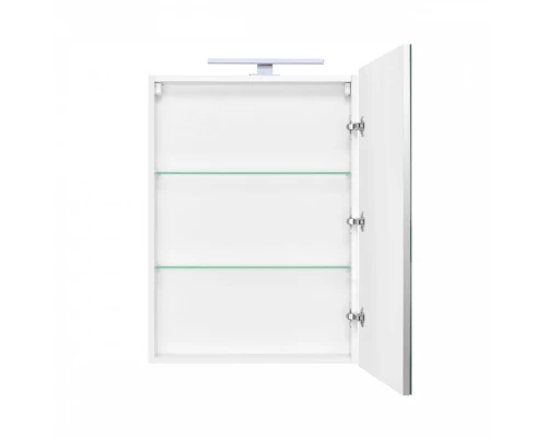 VICTORIA правый зеркальный шкаф 600, 606x141x810 мм, белый глянец