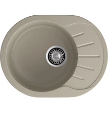 GRANFEST Мойка композит RONDO GF-R--580L  чаша с крылом 579*445мм  топаз арт.GF-