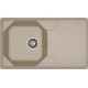 GRANFEST Мойка композит UNIQUE, GF-U-840L, чаш+кр 840*500, песочный