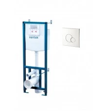 Инсталляция для унитаза Бореаль/Нео с хромированной панелью САНТЕК