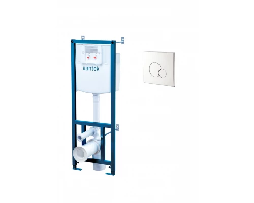 Инсталляция для унитаза Бореаль/Нео с хромированной панелью САНТЕК