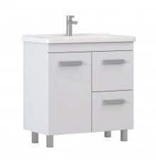 Тумба под раковину VIGO Nova 2-80 напольная белый (tn.NOV.MIR.80.1D.2Y)