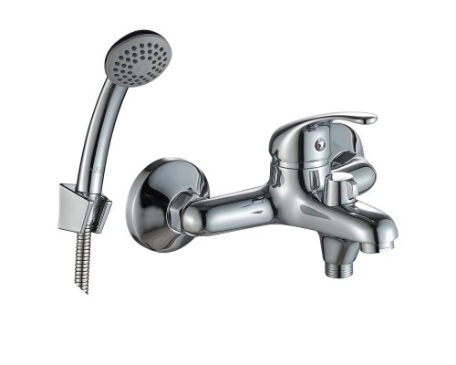 A35 Смеситель для ванны, монолитный излив 145мм, р/ОД, хром, ROS, A35-30