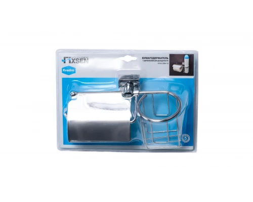 Бумагодерж.+держ.дезодоранта FIXSEN Kvadro (FX-61309+10)