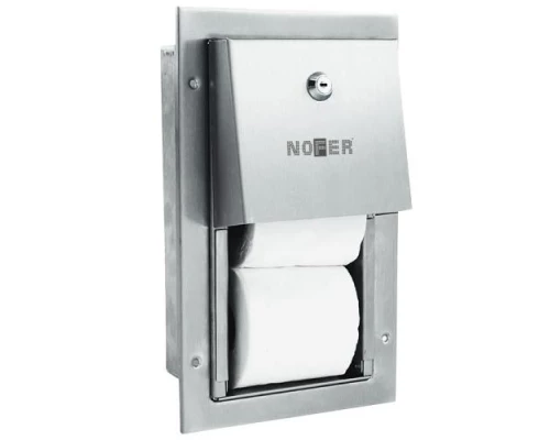 Двойной вертикальный встраиваемый диспенсер для туалетной бумаги