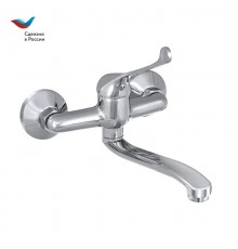 ХИРУРГ Смеситель для мойки настенный, локтевой, одноручный, СЛАВЕН, Х24