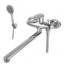 Status Смеситель для ванны, плоск.пов.излив 350мм боковой дивертор, р/ОД, хром, LM, LM4417C