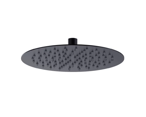 Лейка душевая верхняя, круглая, d250мм, черный, LM,  LM9481BL