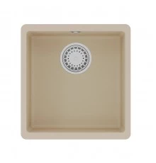 Кухонная мойка Lemark SINARA 400-U подстольного монтажа из кварцгранита, Бежевый
