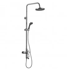 T40 Смеситель для ванны-душа, пов.излив 97мм с верх.лейкой 'Троп.дождь', р/ОД, хром, ROS, T40-46