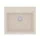 Кухонная мойка Lemark HANKA 570 врезная прямоугольная из кварцгранита, Шампань 