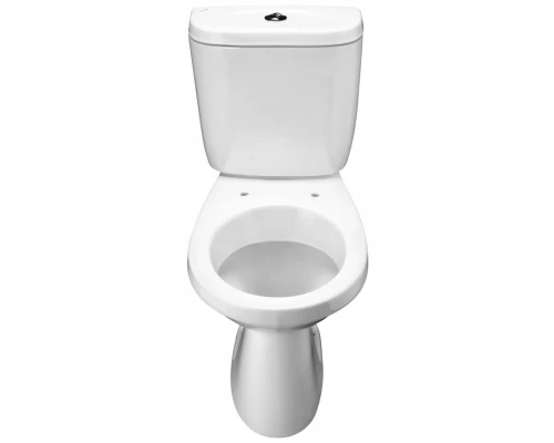 АНИМО Унитаз-компакт, косой выпуск, 2-х режимная арматура, сиденье дюропласт Soft-close. САНТЕК