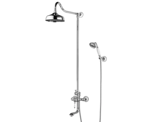 Villa Смеситель для ванны и душа,монолит.изилв 161мм,р/ОД,хром, LM, LM4862C