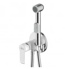 W25 Смеситель для биде, гигиен.душ на стену (к/25), р/ОД, хром/белый, ROS, W25-51