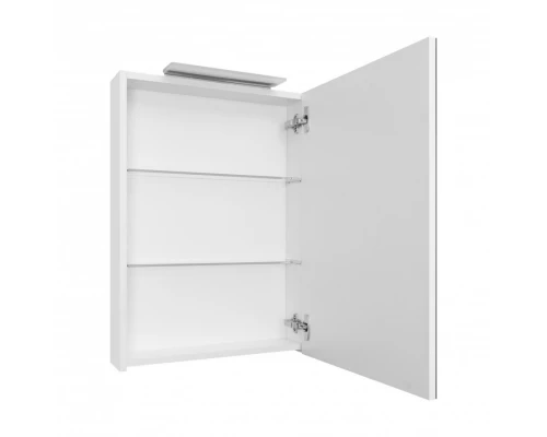 OLETA Зеркальный шкаф 50, правый, белый глянец