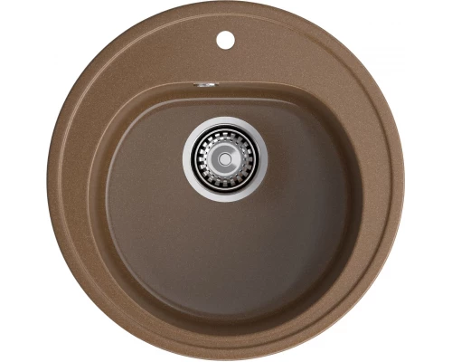GRANFEST Мойка композит RONDO GF-R--510  D=510мм  терракот  арт.GF-