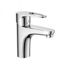 DR70 Смеситель для раковины, монолит.излив 107мм, р/ОД, хром, DR, DR70011