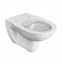 DEBBA ROUND  Чаша унитаза подвесного c безободковым смывом, гориз. выпуск, белая. ROCA