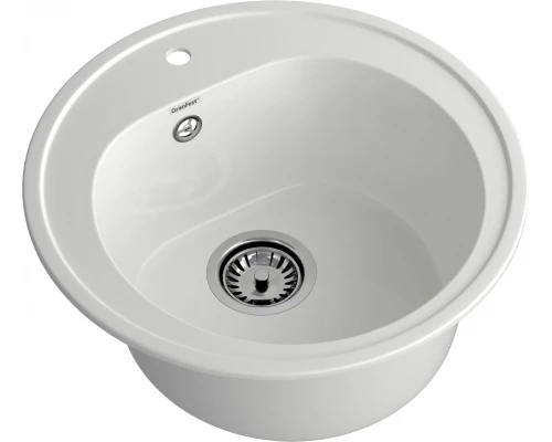 GRANFEST Мойка композит RONDO GF-R--510  508*505 мм  иней  арт.GF-