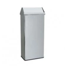 Контейнер из нерж. Стали прямоугольное 65 л. с крышкой