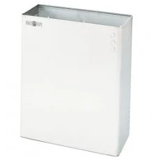 Контейнер для мусора настенный из нержавеющей стали белый 23 л.