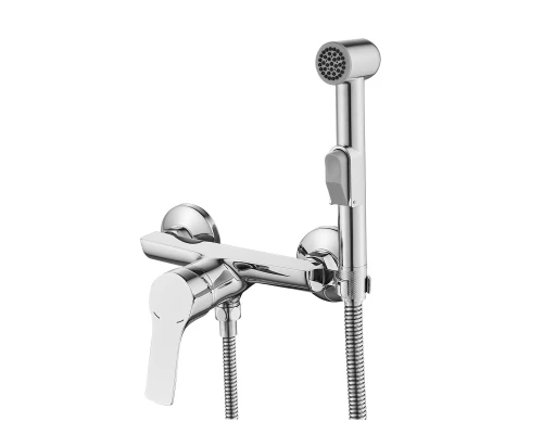 RS29 Смеситель для биде, гигиен.душ на стену, р/ОД, хром, ROS, RS29-52