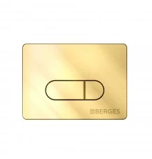 Кнопка  для инсталляции NOVUM D9, золото глянец, BERGES